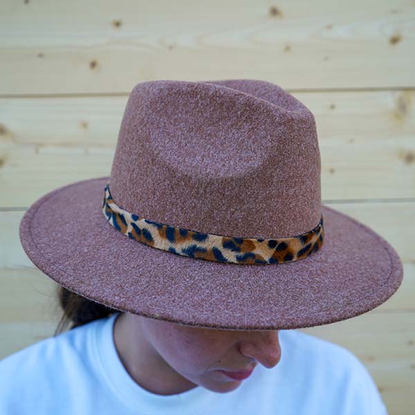 Brown Cheetah CC Hat
