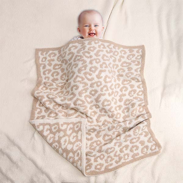Luxury Soft Kids Leopard Print Blanket2