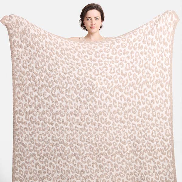 Luxury Soft Leopard Print Blanket