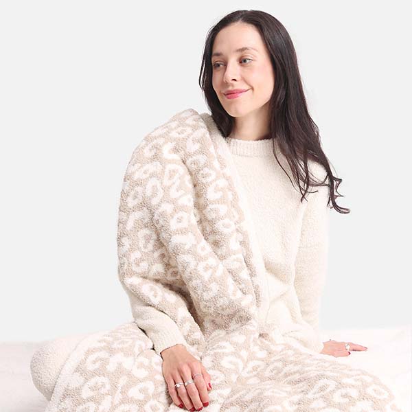 Luxury Soft Leopard Print Blanket